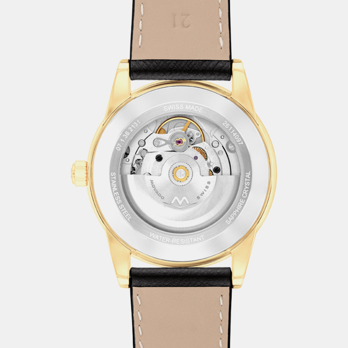 Museum Classic Men Automatic Black Dial Analog Stainless Steel Watch 608025