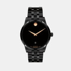 Museum Men Automatic Black Dial Analog Stainless Steel Watch 608034