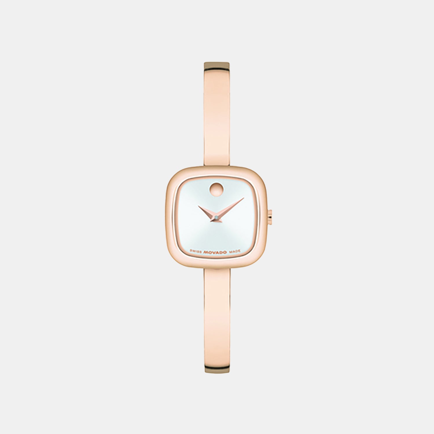 Museum Bangle Women Quartz Silver Dial Analaog Stainless Steel Watch 608059