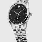 Museum Taga Men Automatic Black Dial Analog Stainless Steel Watch 608073