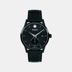 Museum Taga Men Automatic Black Dial Analog Leather Watch 608076