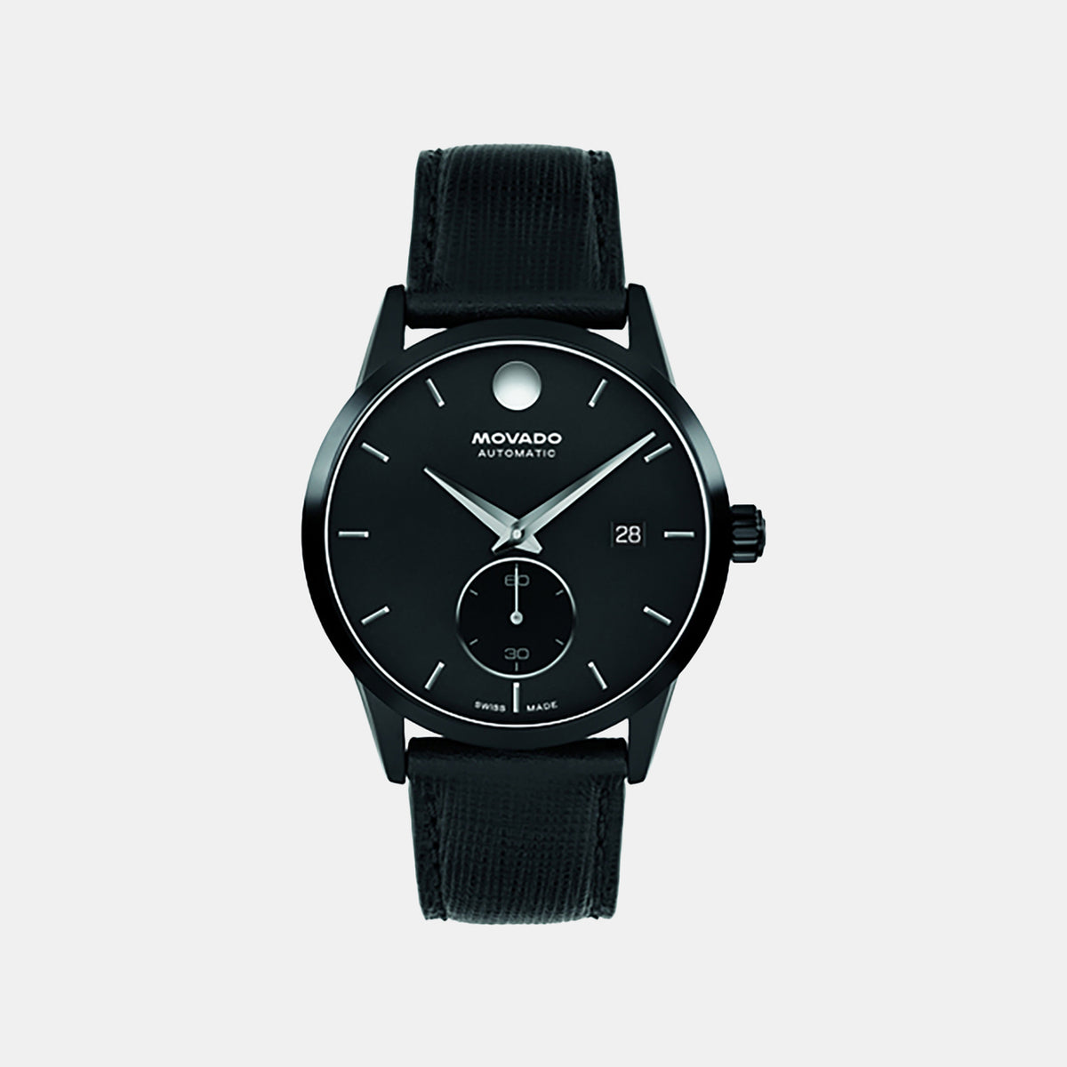 Museum Taga Men Automatic Black Dial Analog Stainless Steel Watch 608076
