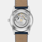 Museum Taga Men Automatic Blue Dial Analog Leather Watch 608077