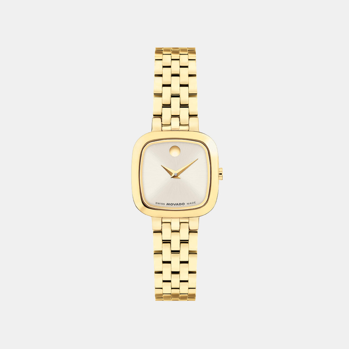 Women Quartz Beige Dial Analog Stainless Steel Watch 608095