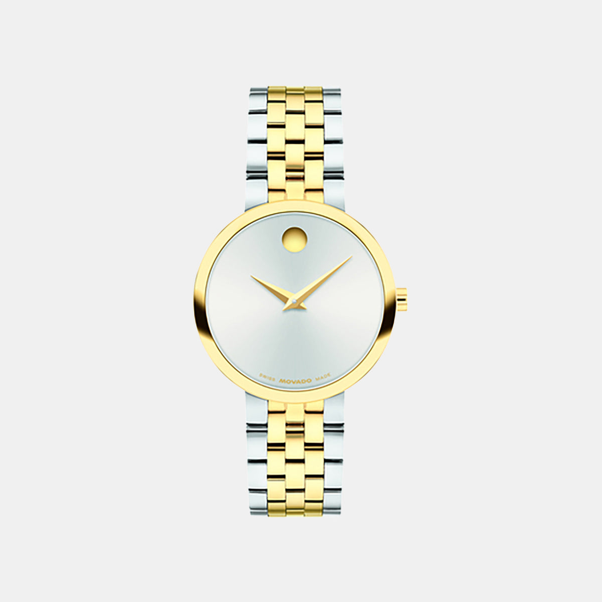 Museum Classic Women Quartz Silver Dial Analog Stainless Steel Watch 608202