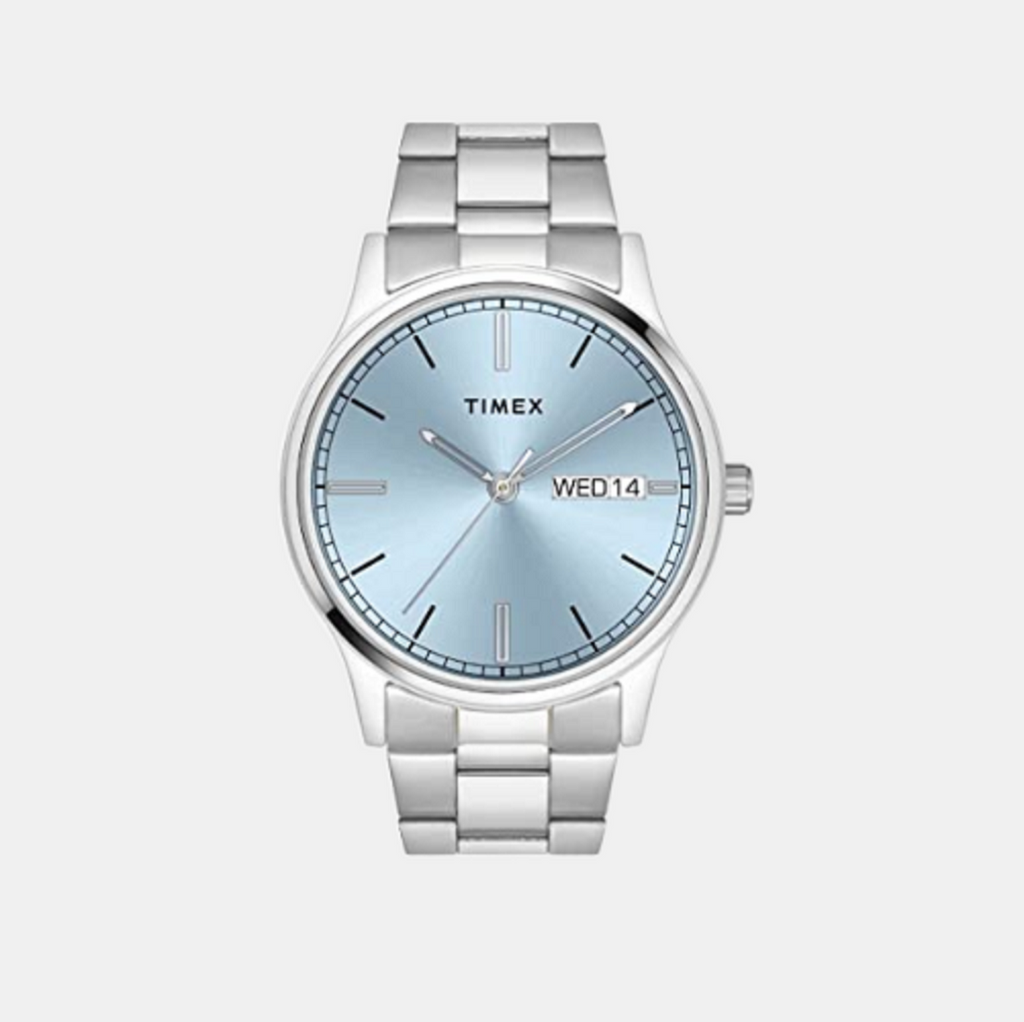 Timex Round Blue Analog watch