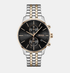 Boss Round Black Chronograph watch