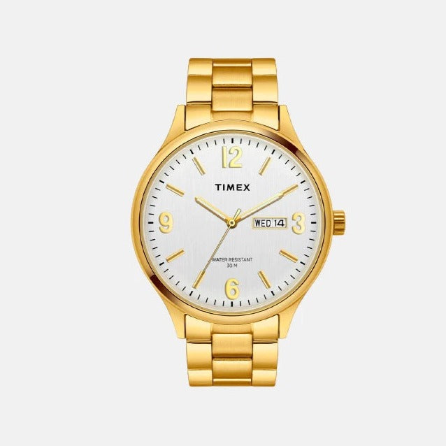Timex Round Silver Analog watch