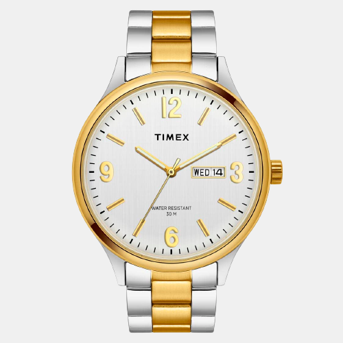 Timex Round Silver Analog watch