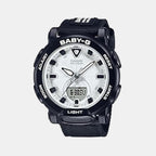 Baby-G Women Quartz White Dial Analog-Digital Resin Watch B226