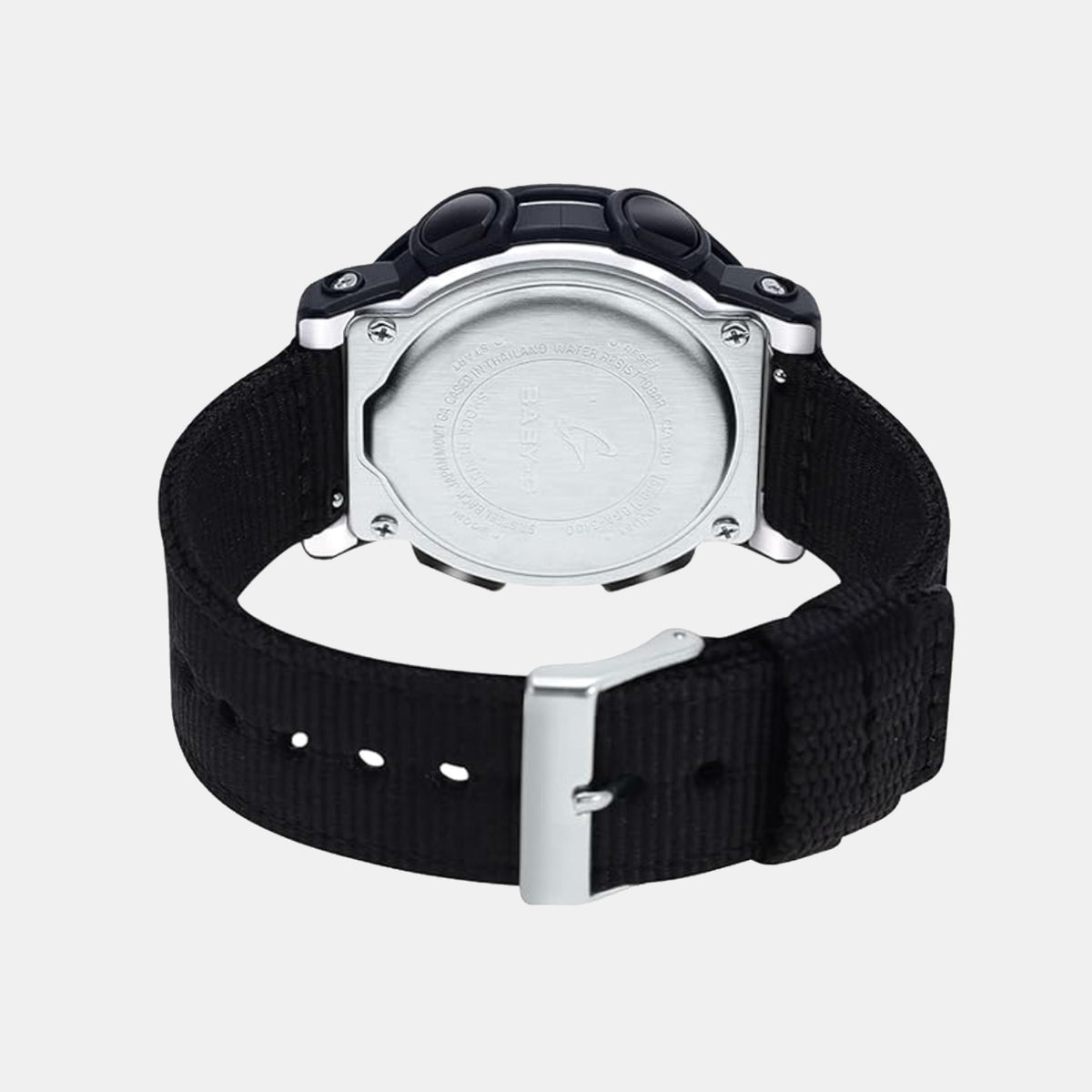 Baby-G Women Quartz White Dial Analog-Digital Fabric Watch B226