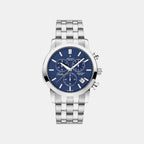 Sealine Men Quartz Blue Dial Chronograph Stainless Steel Watch 62455.41.51