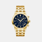 Men Quartz Blue Dial Chronograph Stainless Steel Watch 62455.45.51