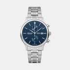 Atlantic Men Quartz Blue Dial Chronograph Stainless Steel Watch 64457.41.51-1