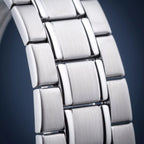 Men Quartz Black Dial Chronograph Stainless Steel Watch 64457.41.61
