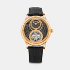 Men Automatic Grey Dial Analog Leather Watch 675-L31506