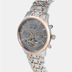 Men Automatic Grey Dial Chronograph Metal Watch 867-M31505