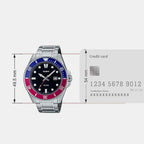 Enticer Men Quartz Black Dial Analog Resin Watch A2191