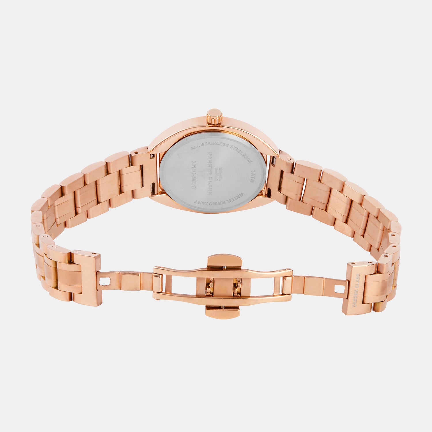 Women Quartz Pink Mother Of Pearl Dial Analog Metal Watch 2011C-M0318