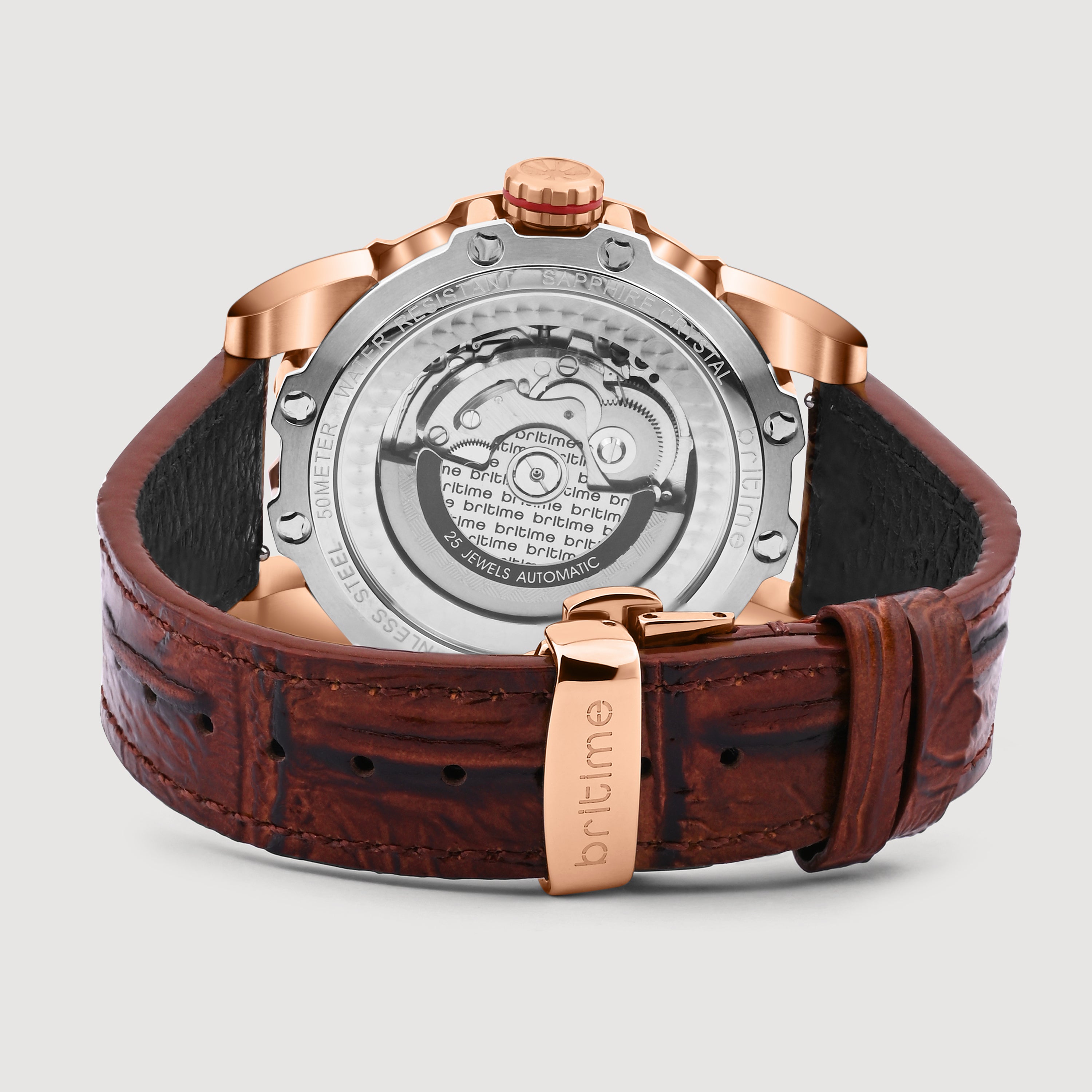 Britime Round Automatic Analog Men watch