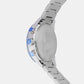 Men Quartz Blue Dial Multi-Function Metal Watch 7012C-M1505