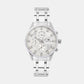 Men Quartz Silver Dial Multi-Function Metal Watch 7013C-M1103