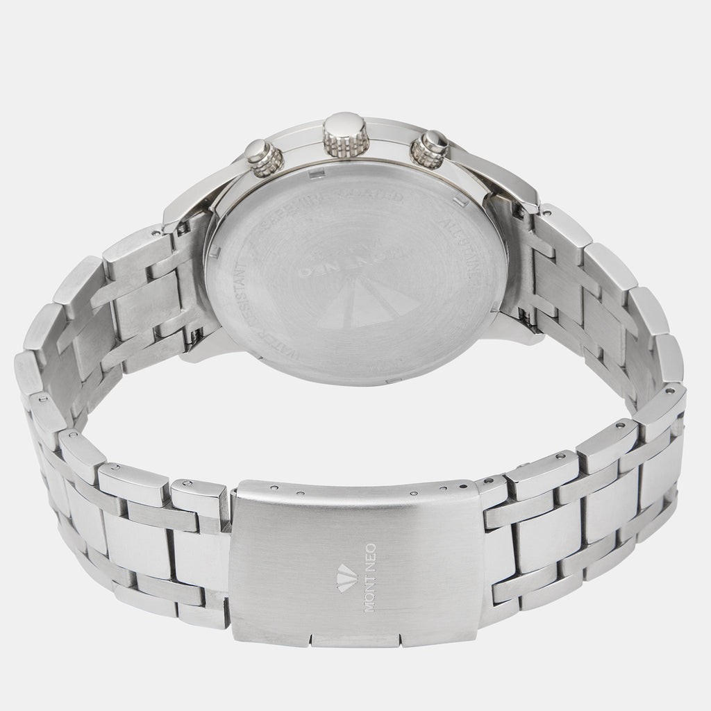 Mont Neo Men Round Silver watch