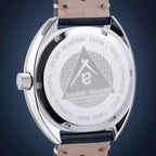 Men Quartz Blue Dial Analog Leather Watch 70362.41.59