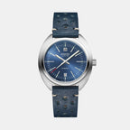 Atlantic Men Quartz Blue Dial Analog Stainless Steel Watch 70362.41.59-1