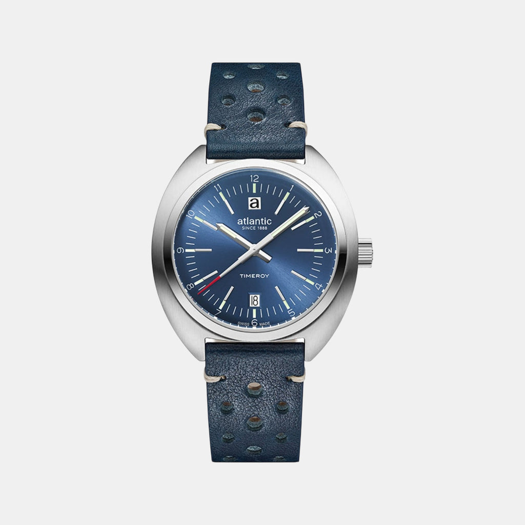 Men Quartz Blue Dial Analog Stainless Steel Watch 70362.41.59