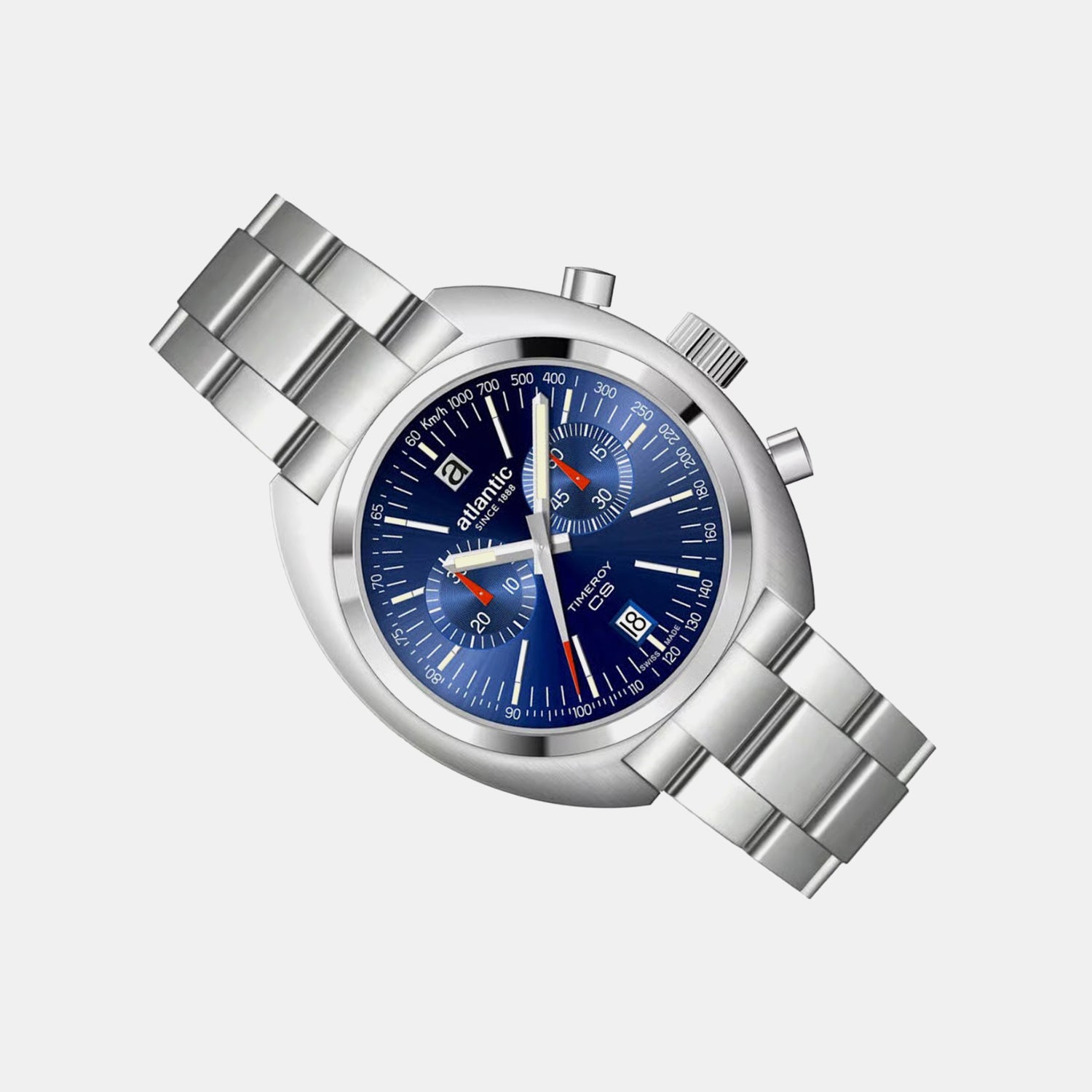 Men Quartz Blue Dial Chronograph Stainless Steel Watch 70467.41.59