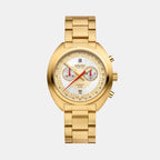 Atlantic Men Quartz Cream Dial Chronograph Stainless Steel Watch 70467.45.35-1