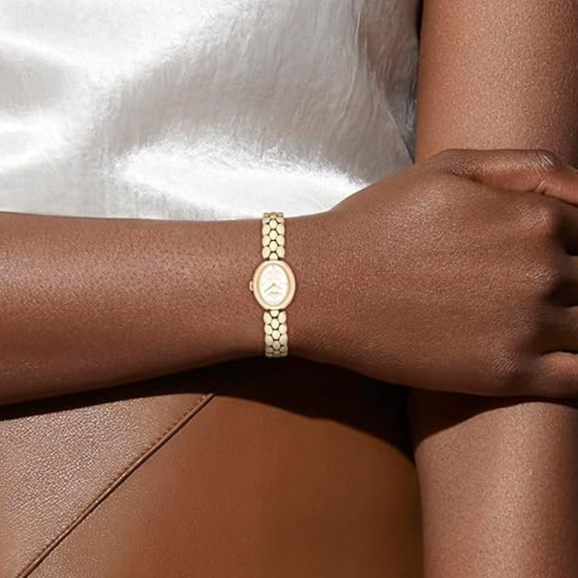 Coach Women Oval Silver watch