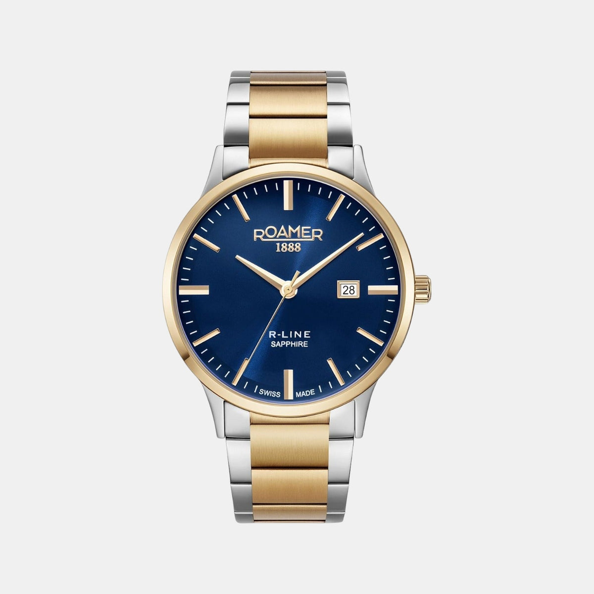 R-Line Men Quartz Blue Dial Analog Stainless Steel Watch 718833 48 45 70