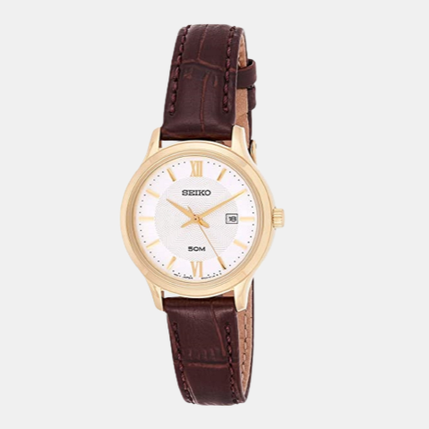 Seiko Round White Analog watch