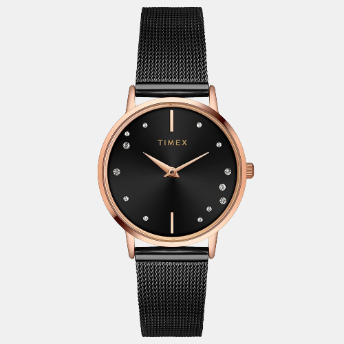 Timex Round Black Analog watch