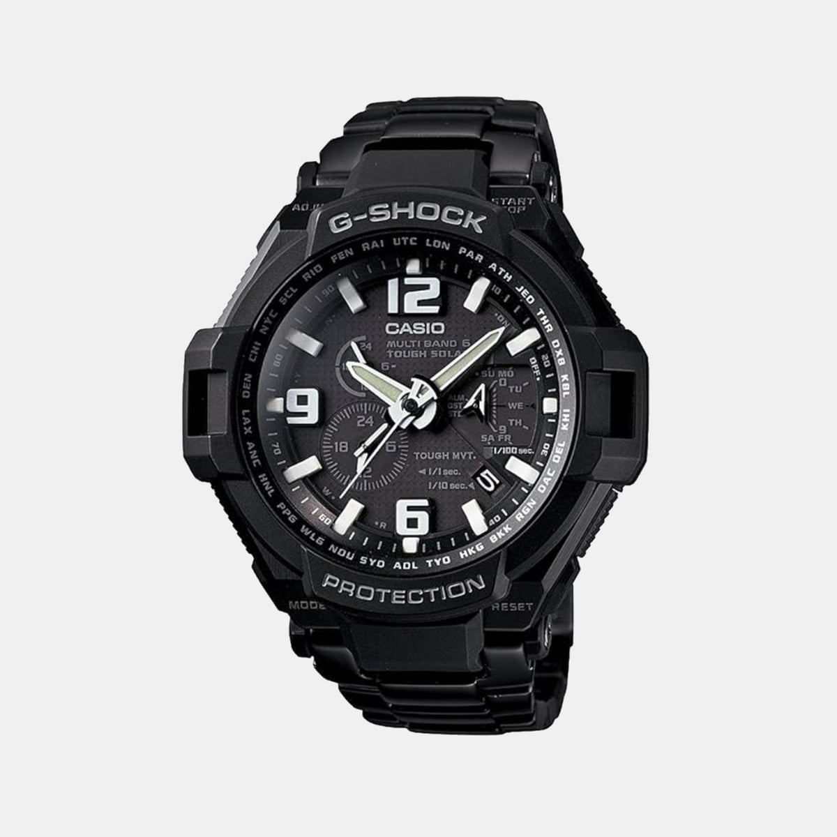 G-Shock Men Quartz Black Dial Analog Resin Watch G373