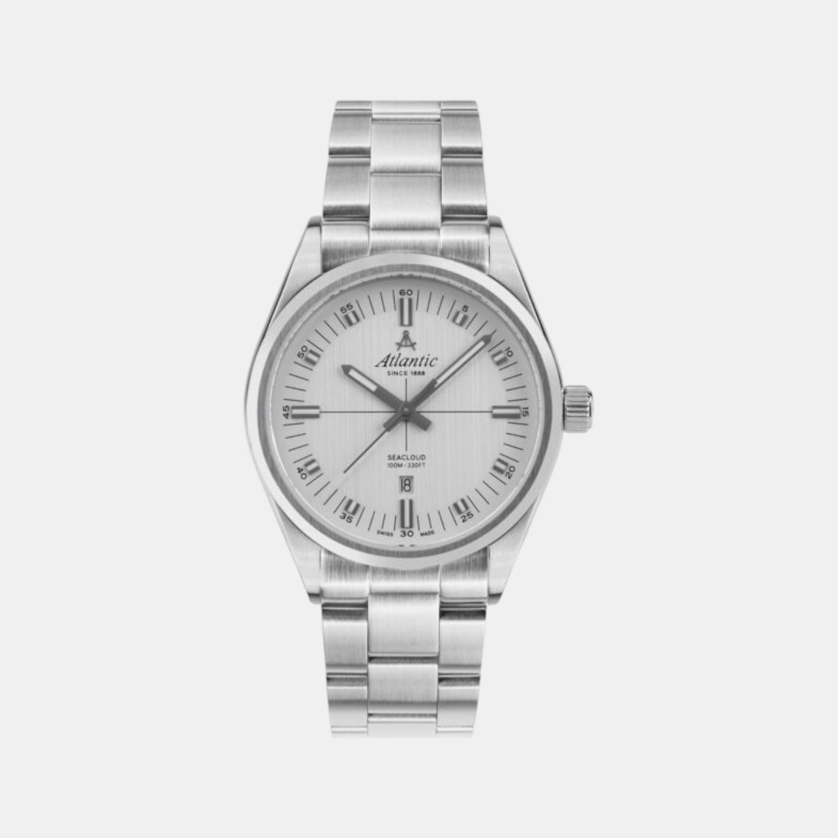 Men Quartz Silver Dial Analog Stainless Steel Watch 73366.41.21