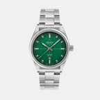 Atlantic Men Quartz Green Dial Analog Stainless Steel Watch 73366.41.71-1