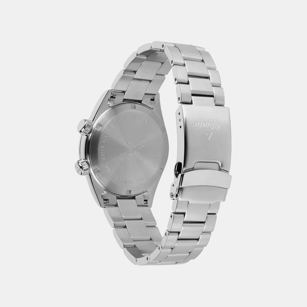 Seacloud Diver Men Quartz White Dial Analog Metal Watch 73375.41.21