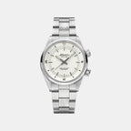 Seacloud Diver Men Quartz White Dial Analog Metal Watch 73375.41.21