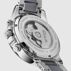 Men Automatic Black Dial Analog Stainless Steel Watch 746-M10401