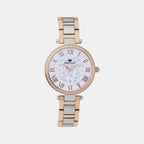 Women Quartz Silver Dial Analog Metal Watch 7503T-M1303