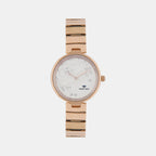 Women Quartz Silver Dial Analog Stainless Steel Watch 7504B-M3303