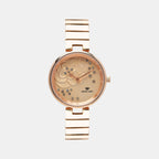 Women Quartz Rose Gold Dial Analog Stainless Steel Watch 7504B-M3307