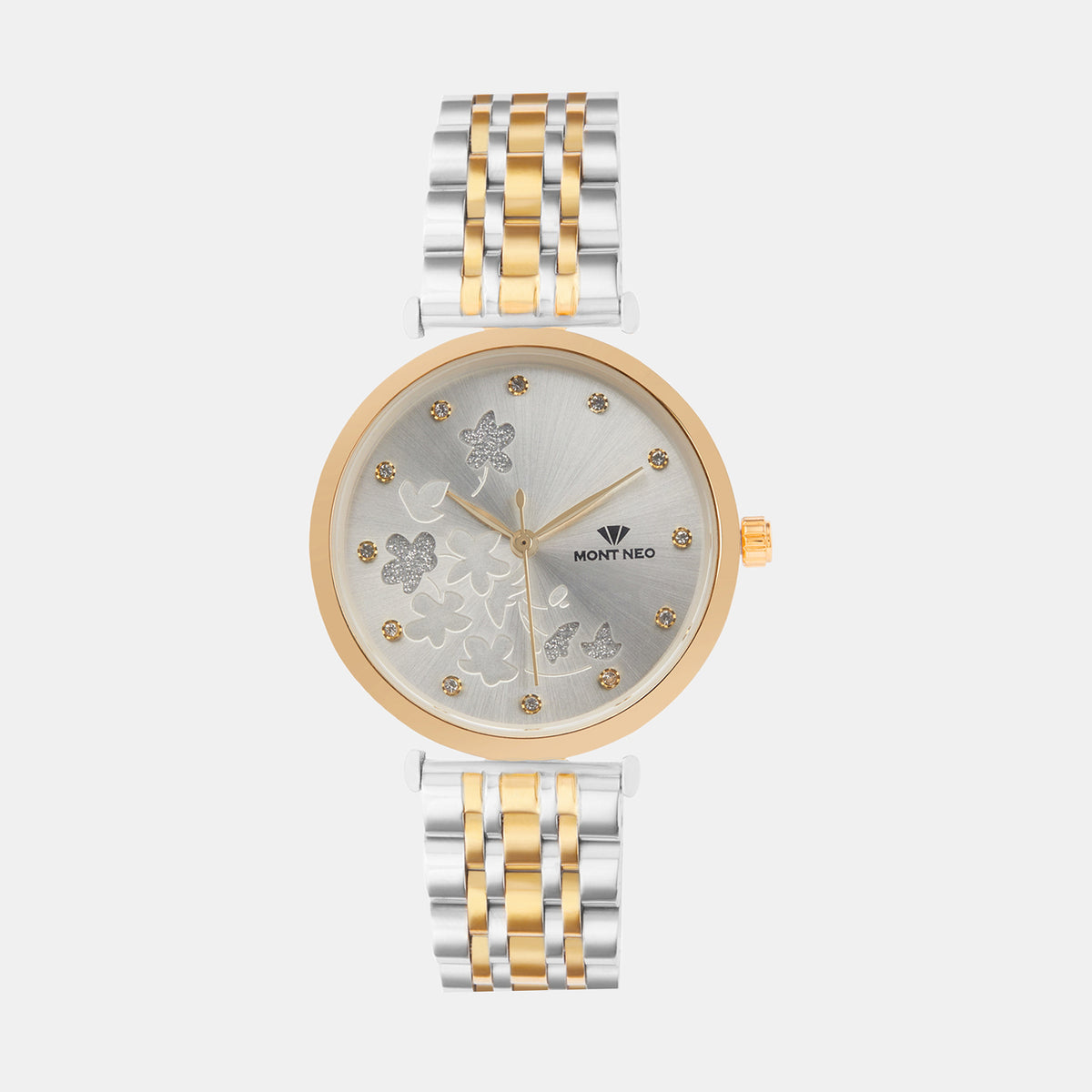 Mont Neo Round Silver Analog watch