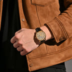 Men Automatic Transparent Dial Analog Leather Watch 786-L20406