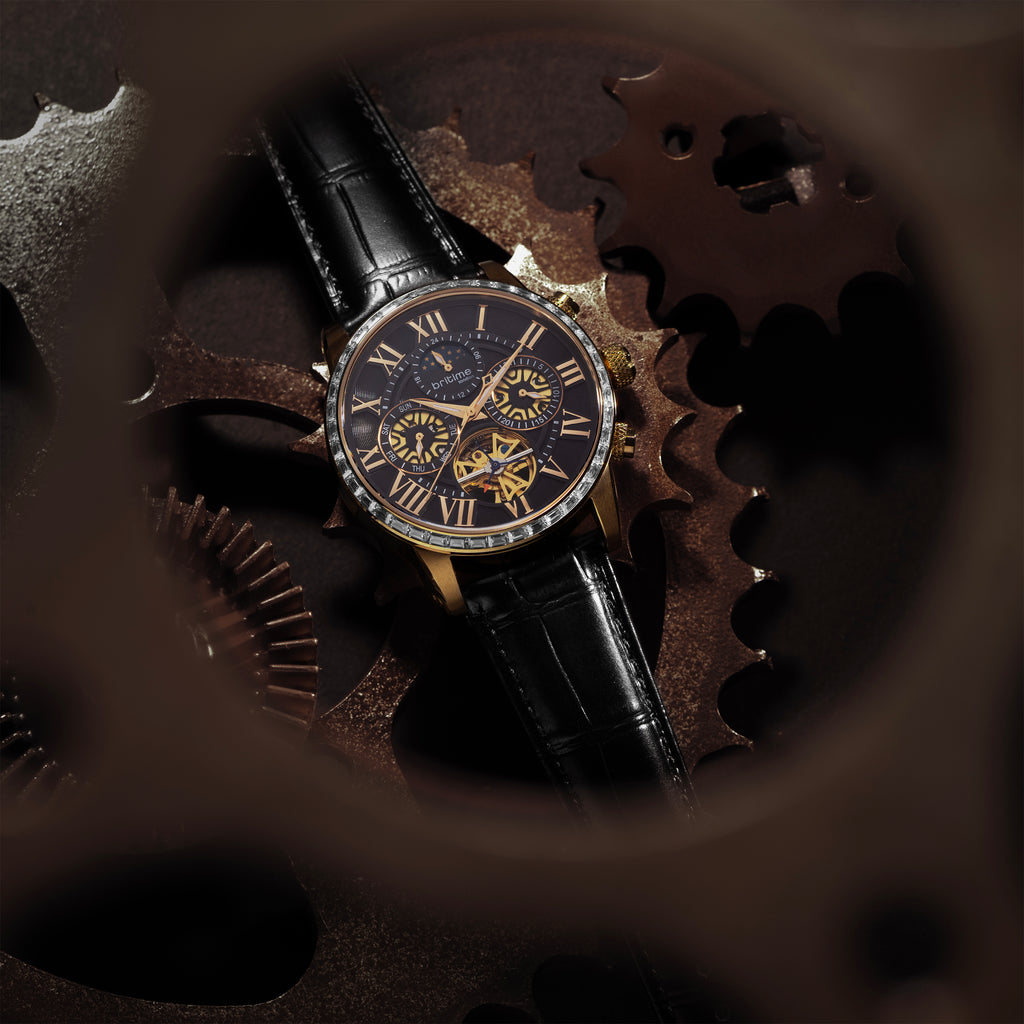 Britime 42 mm Black Automatic watch