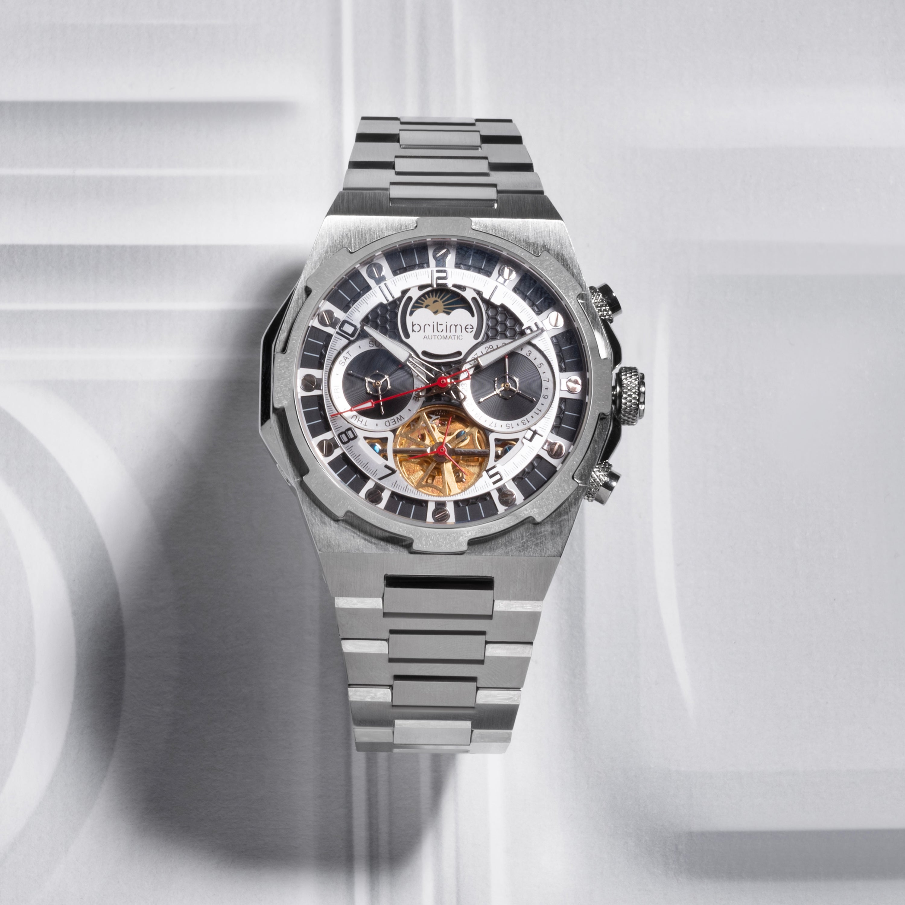 Britime 44 mm Round Automatic watch