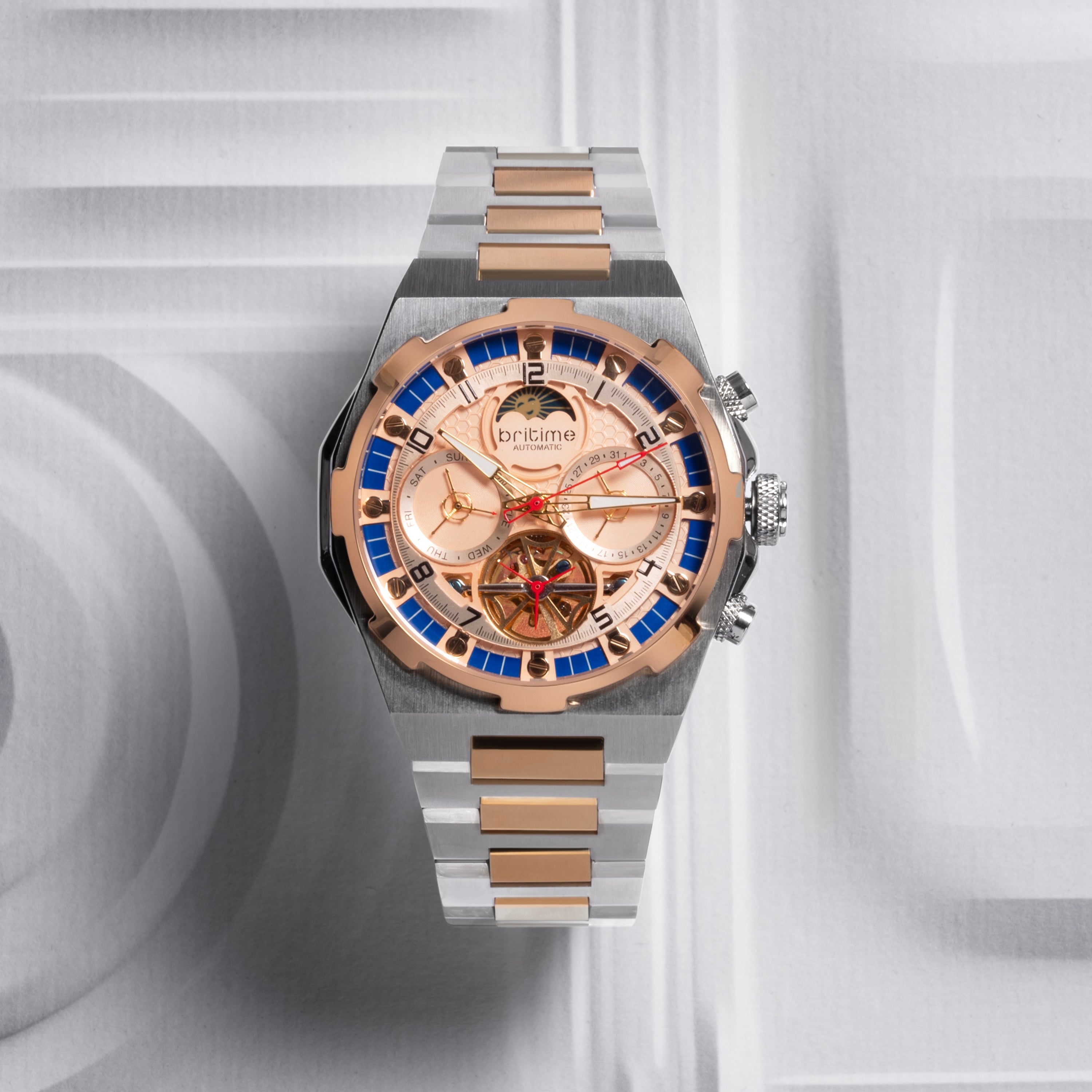 Britime 44 mm Round Automatic watch